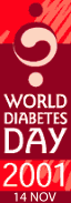 Weltdiabetestag 2001